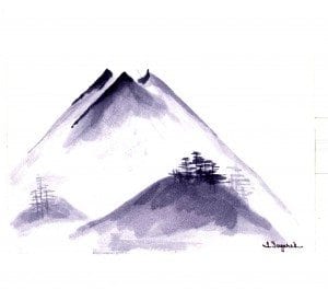 Original pen, brush & ink by Trisha Sugarek